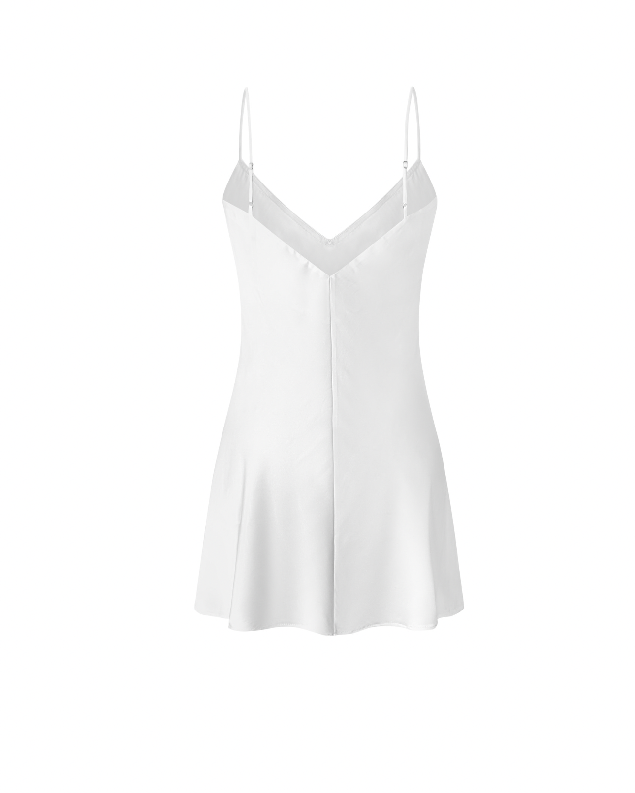 Short Slip On Dress, Off White