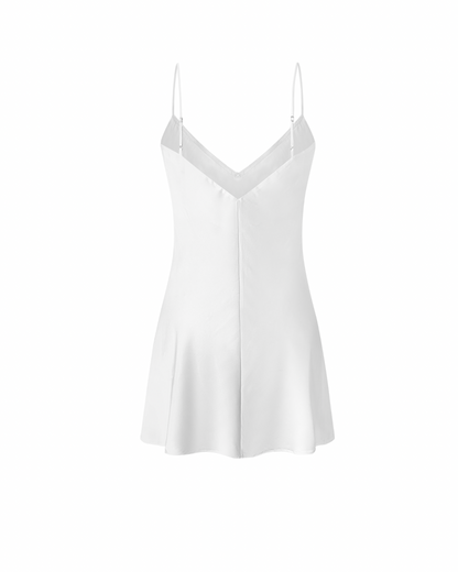 Short Slip On Dress, Off White