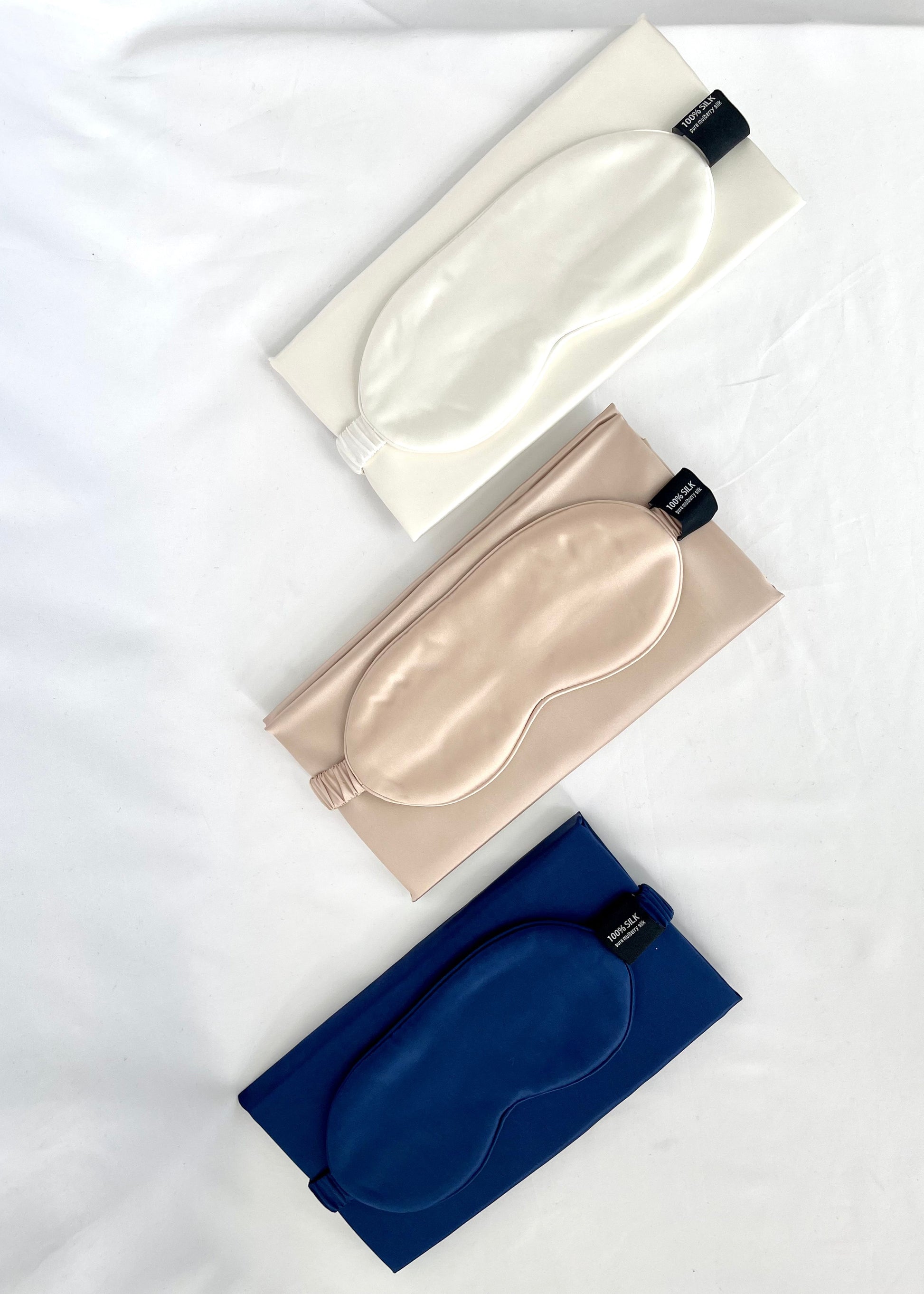 100% Mulberry Silk set, Pillowcase & Eye Mask 